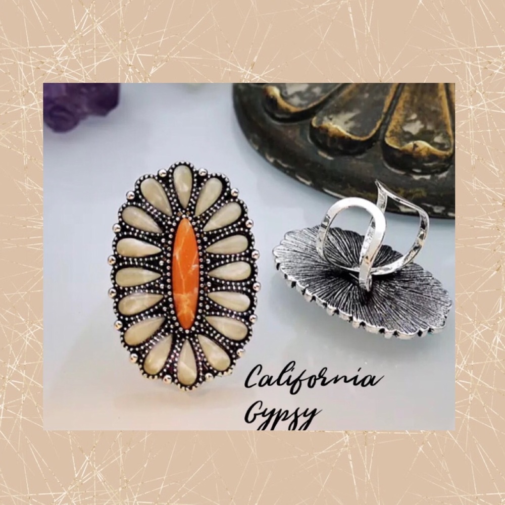 Western Gypsy Zuni Boho Ring 🌼 - Picture 3 of 5